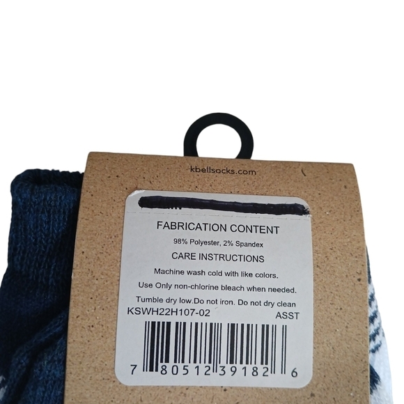 Christmas Winter Socks K. Bell Women's Crew Holiday Assortment 2 Pairs - Picture 11 of 14